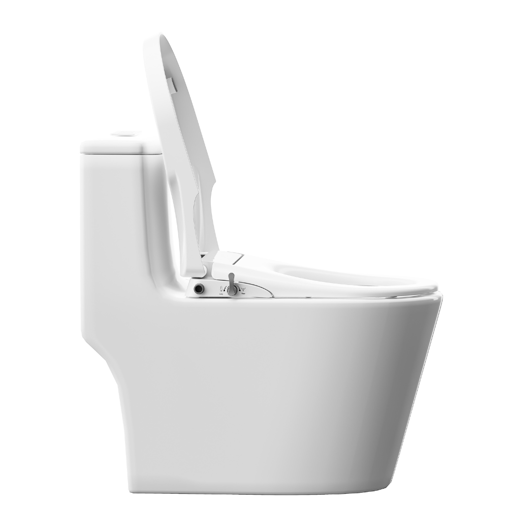 Non-Electric Bidet Seat with Soft-Close Lid