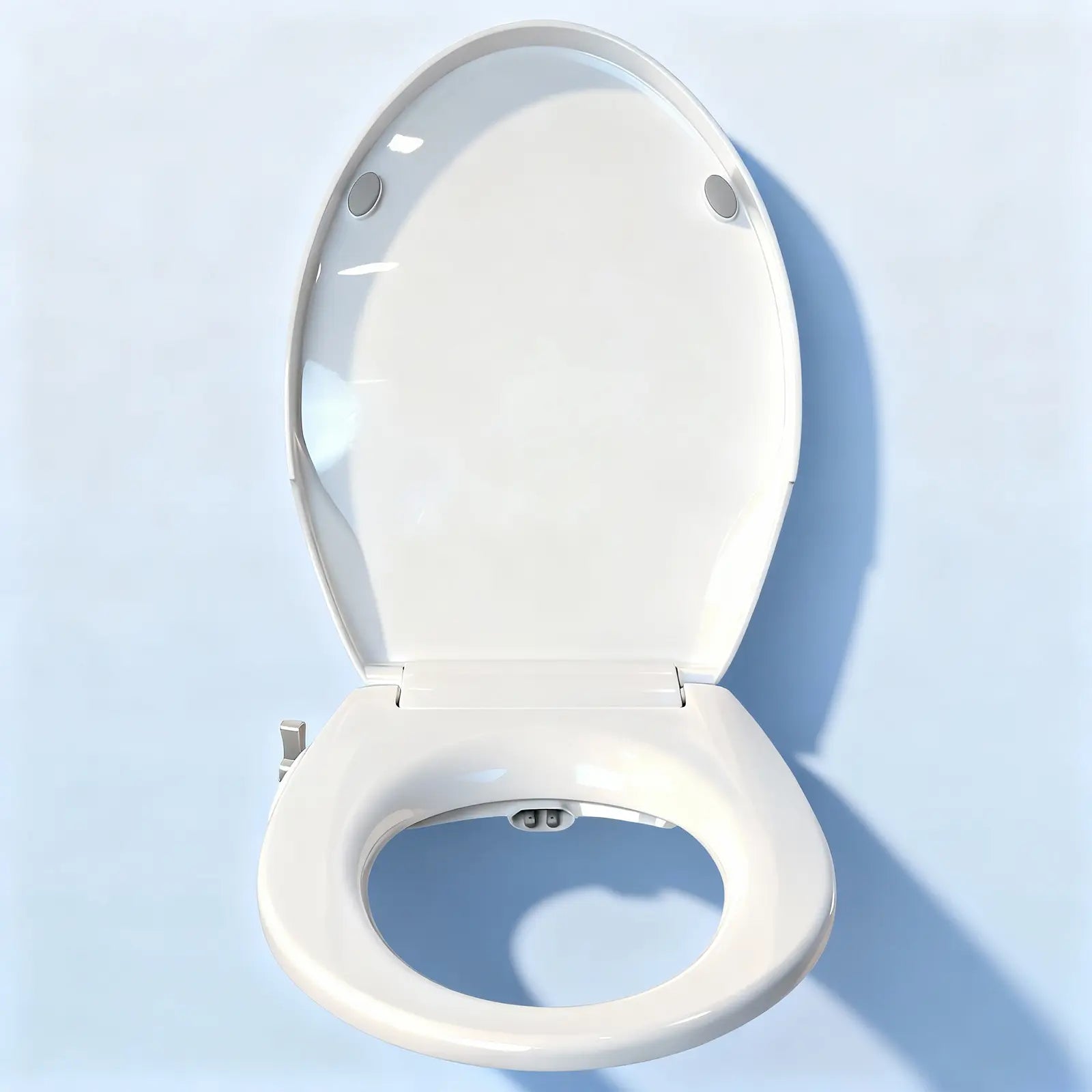 Purea soft-close bidet seat lid prevents slamming and reduces bathroom noise